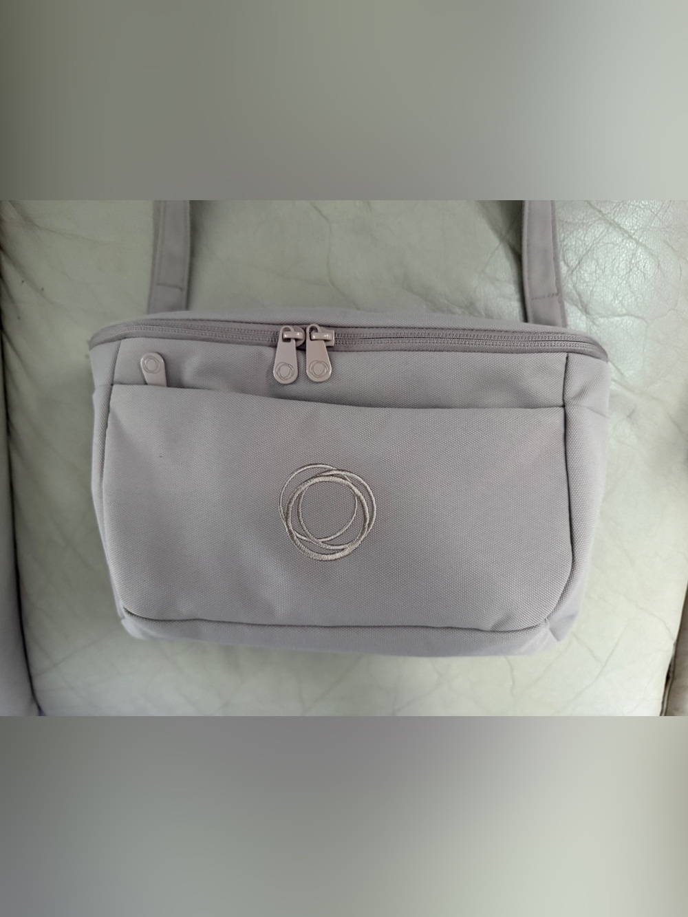 Bugaboo Stroller Organizer Bag Compact Diaper Bag with Pockets, Beige, like new